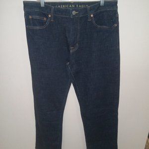 EC MENS AMERICAN EAGLE STRAIGHT JEANS 36/32
